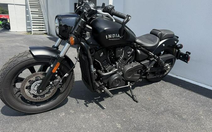 2025 Indian Motorcycle Scout Bobber Limited +Tech Black Smoke