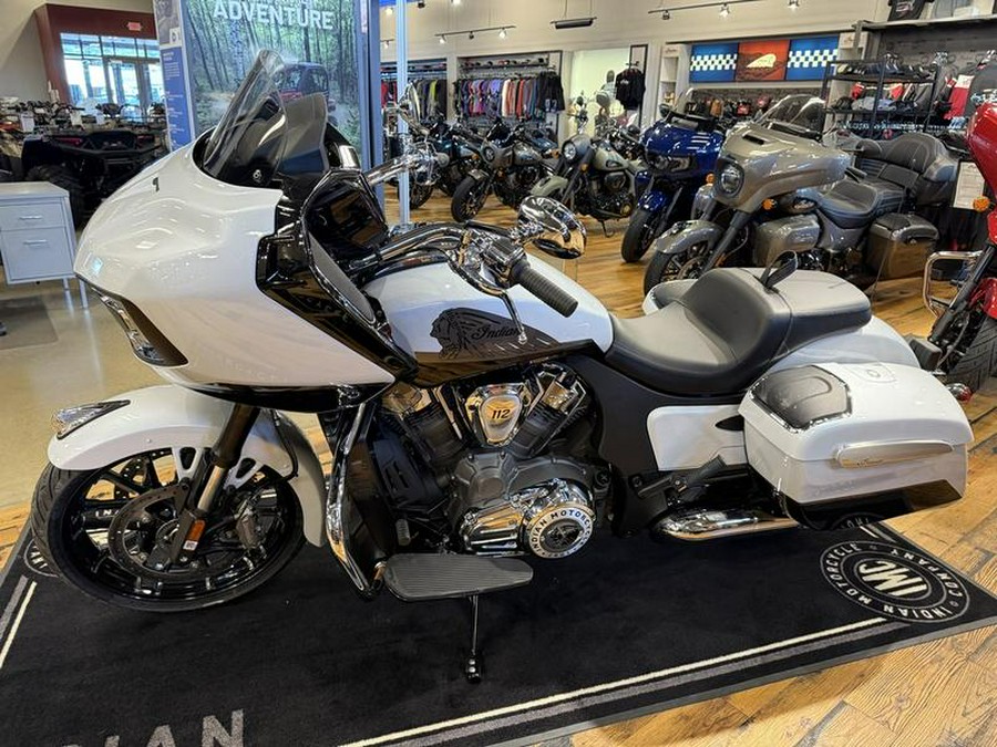 2025 Indian Motorcycle® Challenger® Limited 112 w/PowerBand Audio Ghost White Metallic with Black M