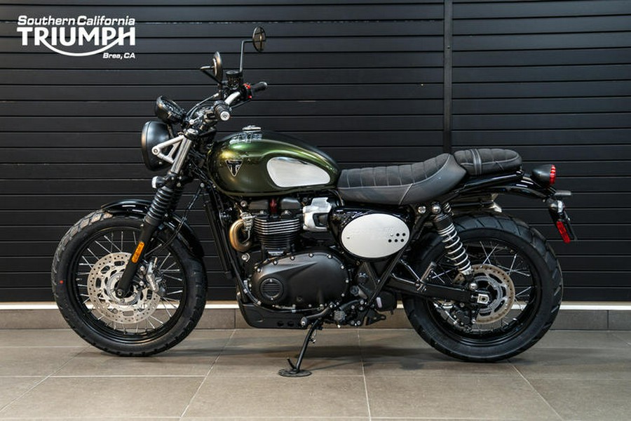 2023 Triumph Scrambler 900 Chrome Edition Brooklands Green