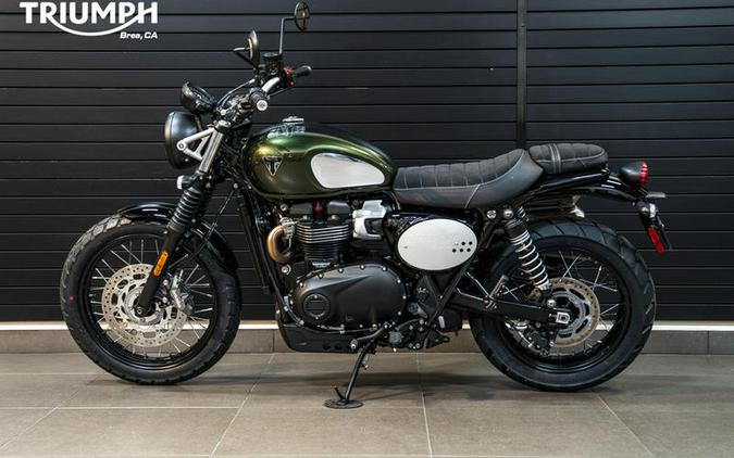 2023 Triumph Scrambler 900 Chrome Edition Brooklands Green