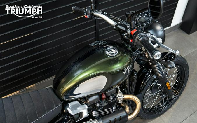 2023 Triumph Scrambler 900 Chrome Edition Brooklands Green