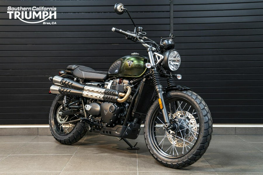 2023 Triumph Scrambler 900 Chrome Edition Brooklands Green