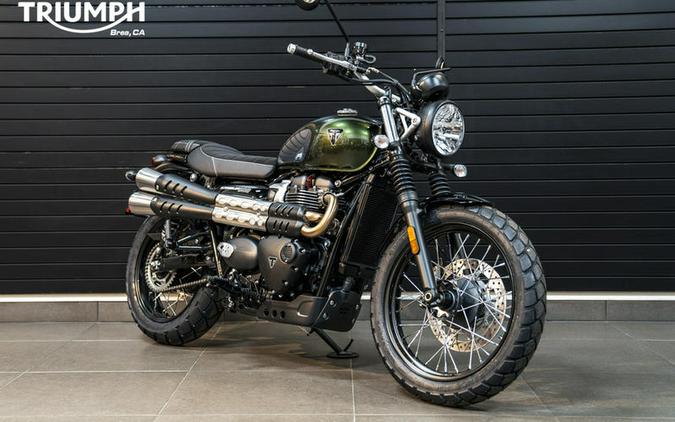 2023 Triumph Scrambler 900 Chrome Edition Brooklands Green