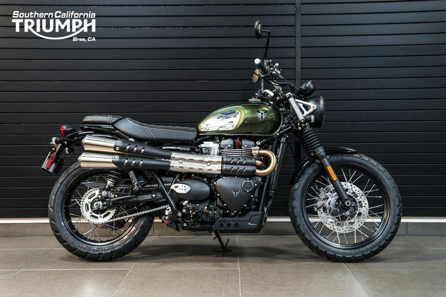 2023 Triumph Scrambler 900 Chrome Edition Brooklands Green