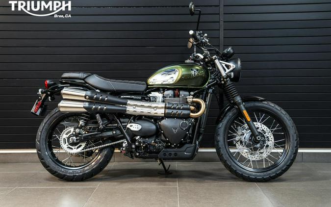 2023 Triumph Scrambler 900 Chrome Edition Brooklands Green