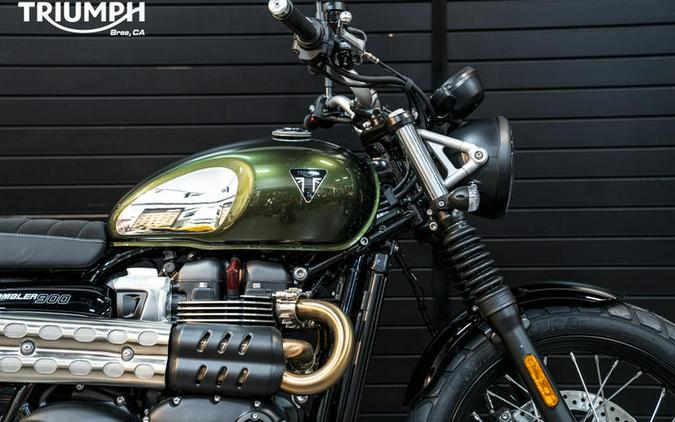 2023 Triumph Scrambler 900 Chrome Edition Brooklands Green