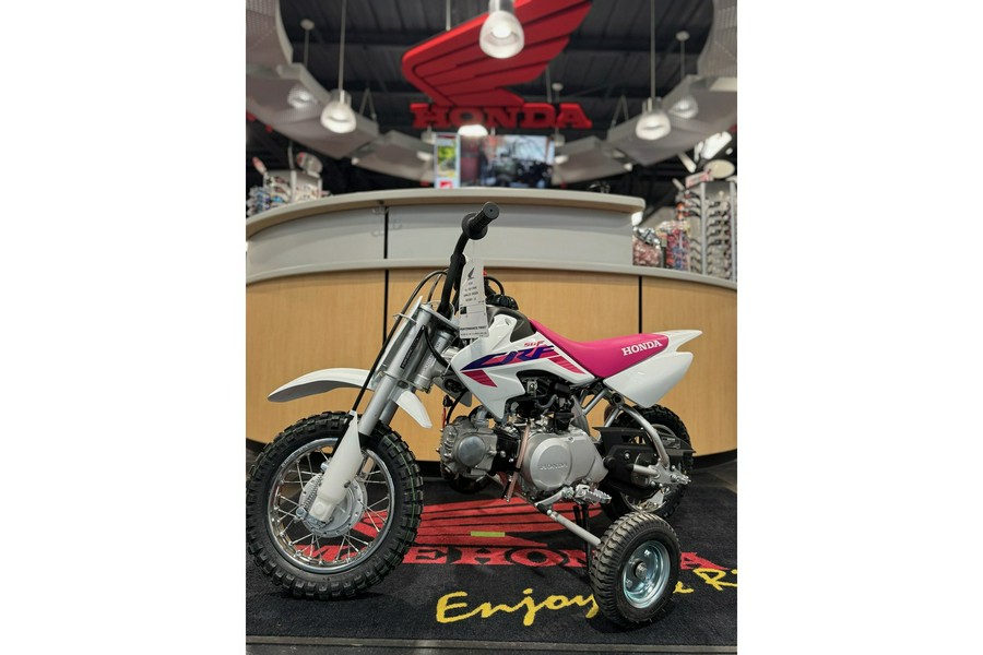 2024 Honda CRF50F with Training Wheels