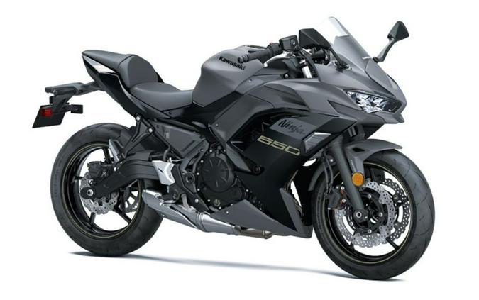 2024 Kawasaki Ninja® 650 Metallic Matte Dark Gray/Metallic Spark Black