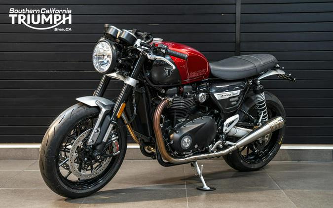 2024 Triumph Speed Twin 1200 Carnival Red/Storm Grey