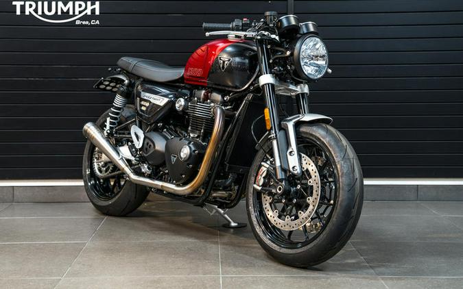 2024 Triumph Speed Twin 1200 Carnival Red/Storm Grey