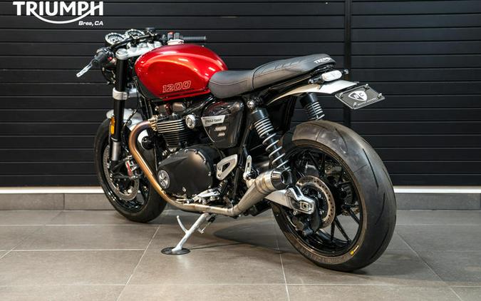 2024 Triumph Speed Twin 1200 Carnival Red/Storm Grey