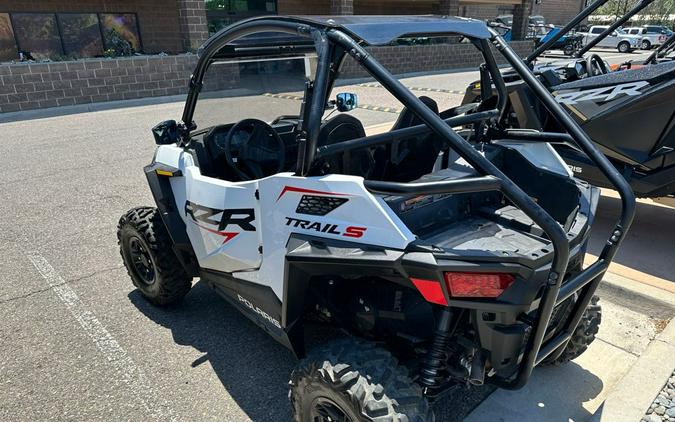 2022 Polaris Industries RZR Trail S 900 Sport White Lightning