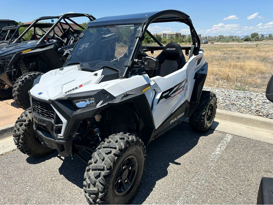 2022 Polaris Industries RZR Trail S 900 Sport White Lightning