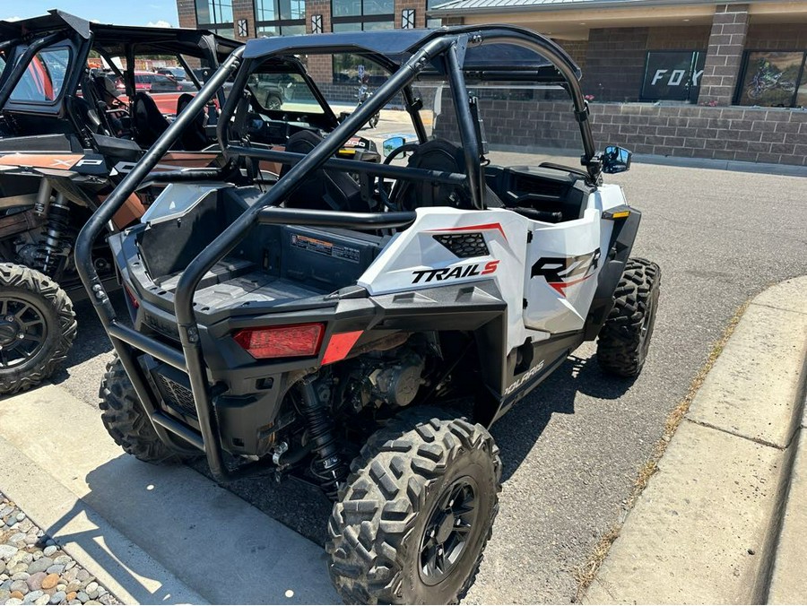 2022 Polaris Industries RZR Trail S 900 Sport White Lightning