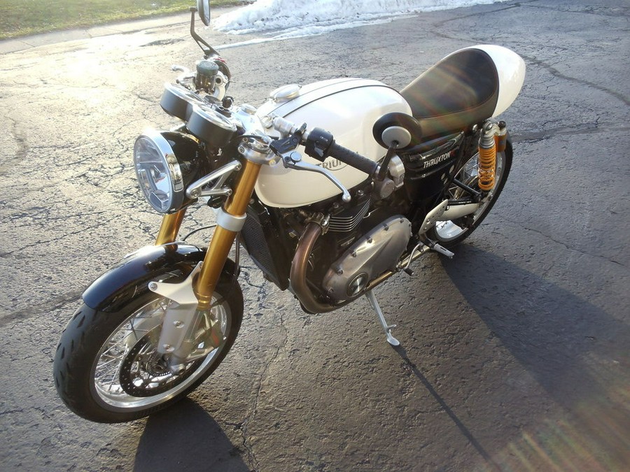 2019 Triumph Thruxton 1200 R Crystal White