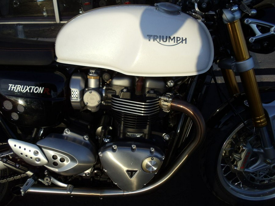 2019 Triumph Thruxton 1200 R Crystal White