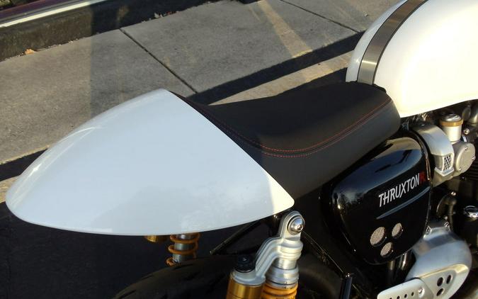 2019 Triumph Thruxton 1200 R Crystal White