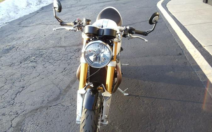 2019 Triumph Thruxton 1200 R Crystal White