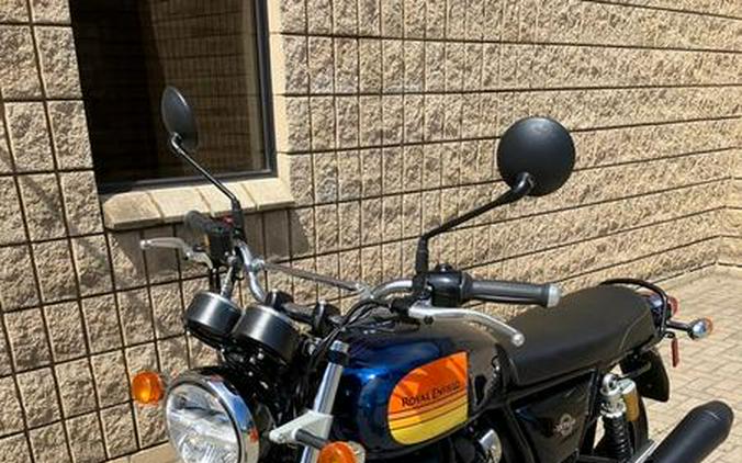 2024 Royal Enfield INT650 Barcelona Blue