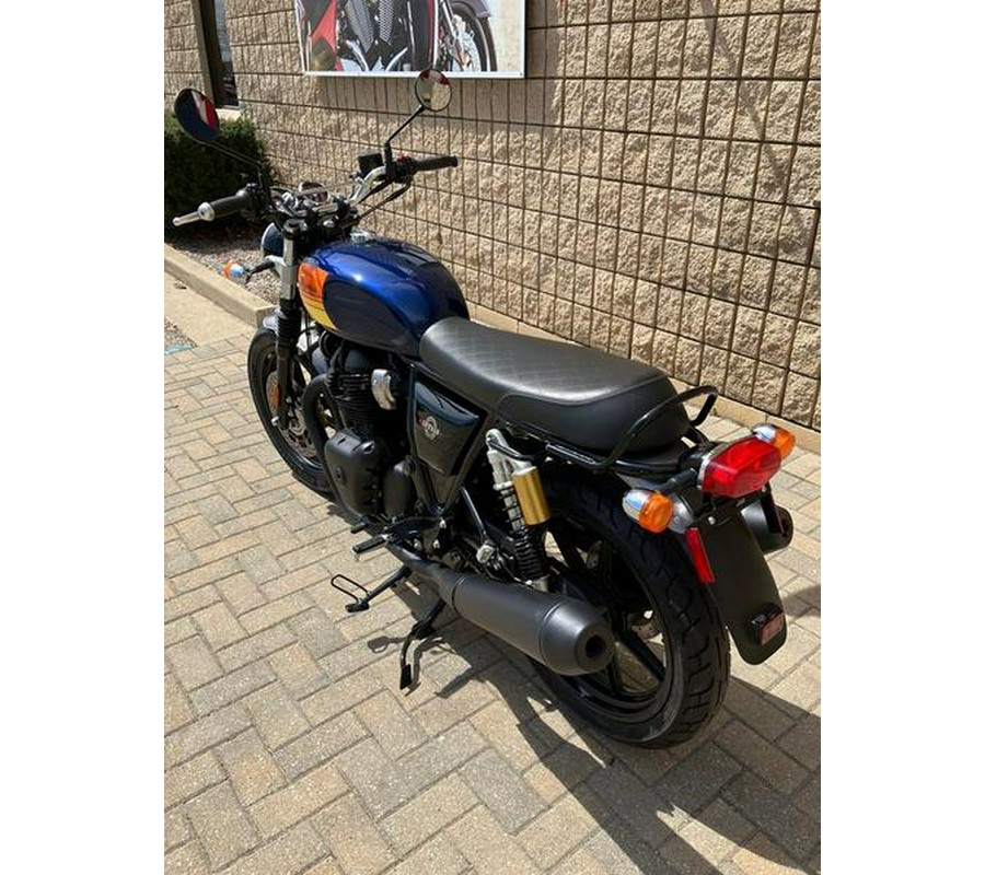 2024 Royal Enfield INT650 Barcelona Blue