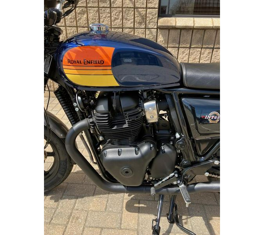 2024 Royal Enfield INT650 Barcelona Blue