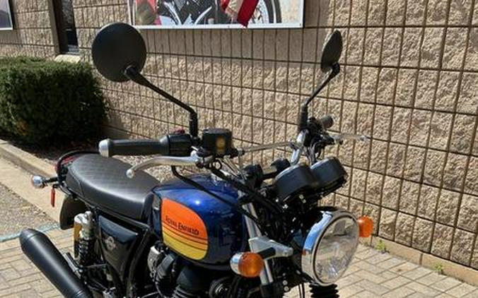 2024 Royal Enfield INT650 Barcelona Blue