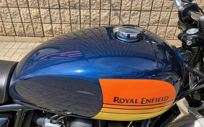 2024 Royal Enfield INT650 Barcelona Blue