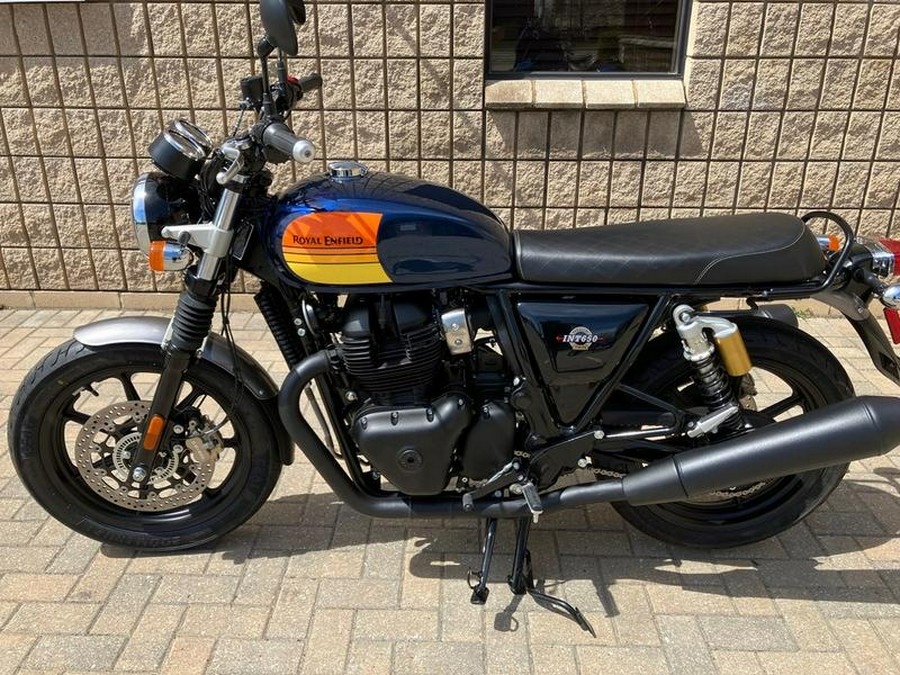 2024 Royal Enfield INT650 Barcelona Blue