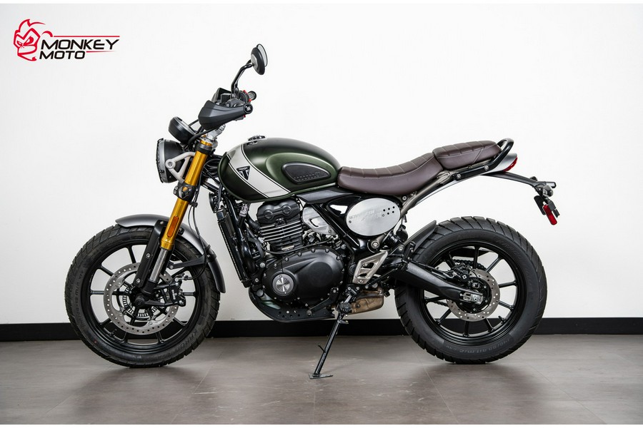 2025 Triumph Scrambler 400 X