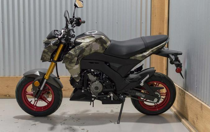 2025 Kawasaki Z125 PRO Cypher Camo Beige