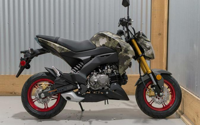 2025 Kawasaki Z125 PRO Cypher Camo Beige