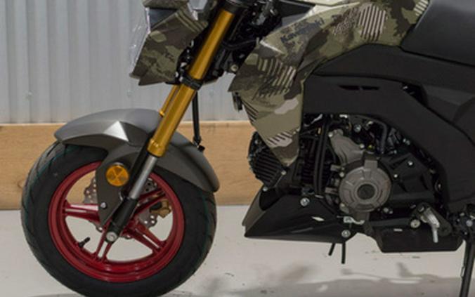 2025 Kawasaki Z125 PRO Cypher Camo Beige