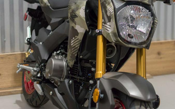 2025 Kawasaki Z125 PRO Cypher Camo Beige