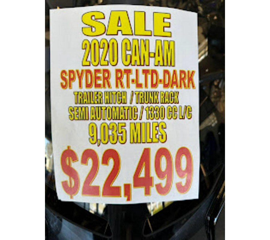 2020 Can-Am® Spyder® RT Limited Dark