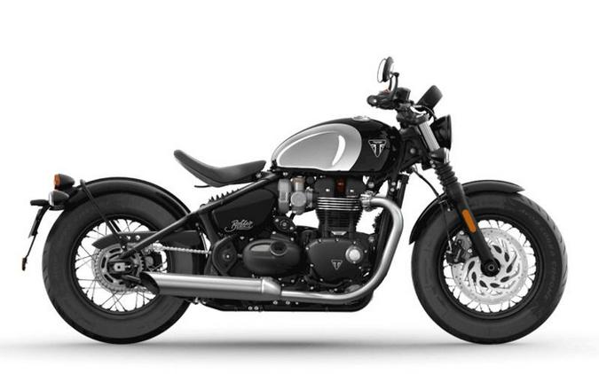 2023 Triumph Bonneville Bobber Chrome Edition Chrome / Jet Black