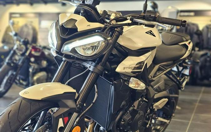 2024 Triumph Street Triple 765 R Crystal White