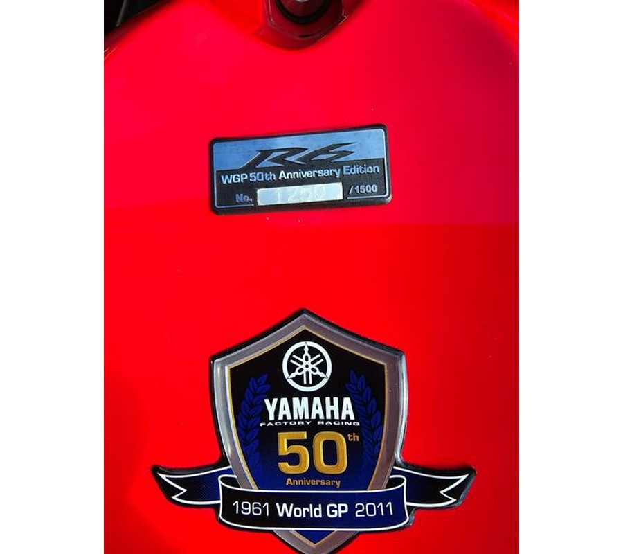 2012 Yamaha YZF-R6 World GP 50th Anniversary Edition