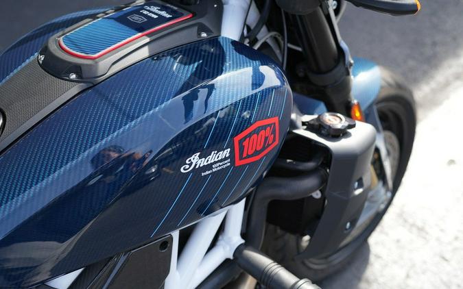 2024 Indian Motorcycle FTR x 100% R Carbon Blue Candy Carbon