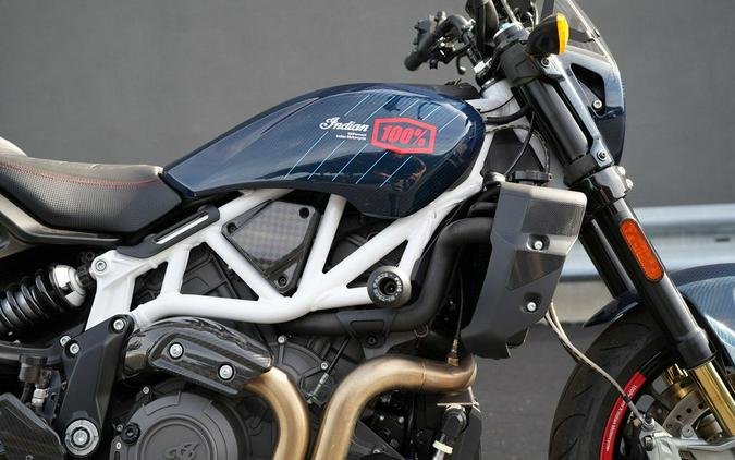 2024 Indian Motorcycle FTR x 100% R Carbon Blue Candy Carbon