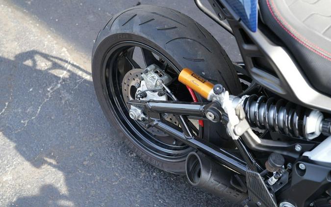 2024 Indian Motorcycle FTR x 100% R Carbon Blue Candy Carbon