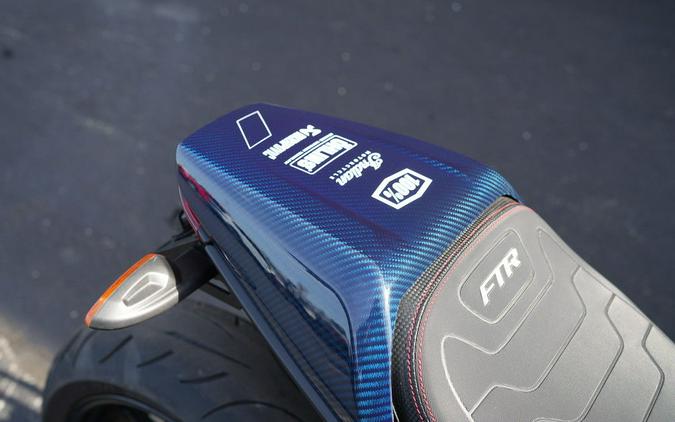 2024 Indian Motorcycle FTR x 100% R Carbon Blue Candy Carbon