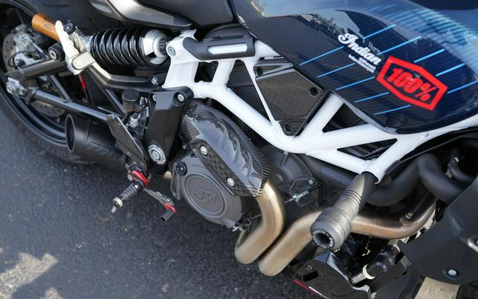 2024 Indian Motorcycle FTR x 100% R Carbon Blue Candy Carbon
