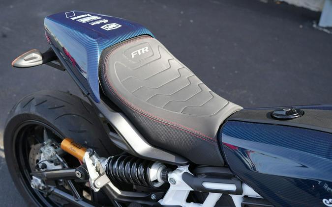 2024 Indian Motorcycle FTR x 100% R Carbon Blue Candy Carbon