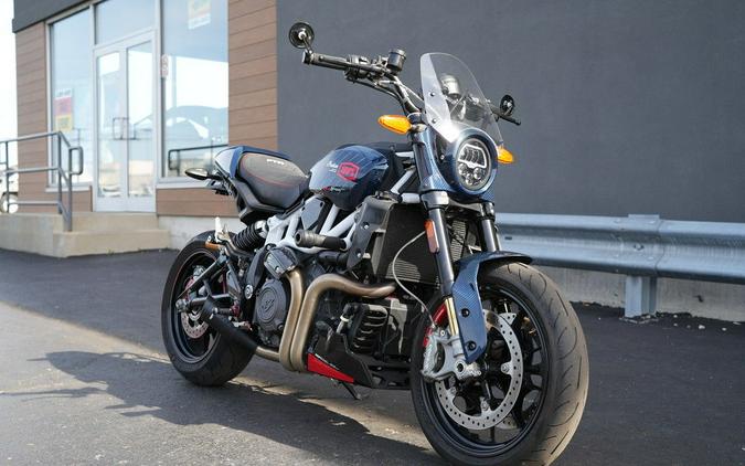 2024 Indian Motorcycle FTR x 100% R Carbon Blue Candy Carbon