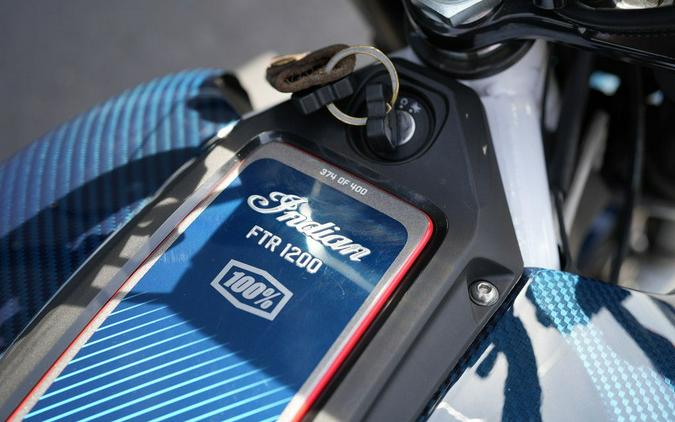 2024 Indian Motorcycle FTR x 100% R Carbon Blue Candy Carbon
