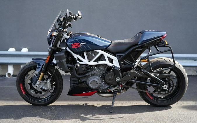 2024 Indian Motorcycle FTR x 100% R Carbon Blue Candy Carbon