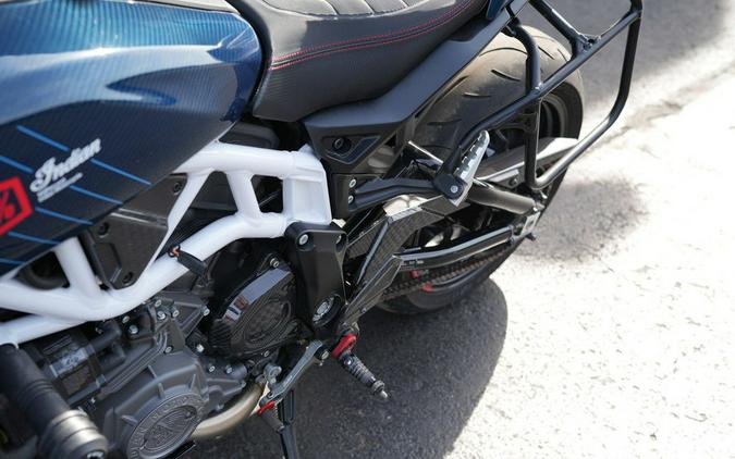 2024 Indian Motorcycle FTR x 100% R Carbon Blue Candy Carbon
