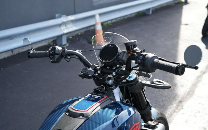 2024 Indian Motorcycle FTR x 100% R Carbon Blue Candy Carbon