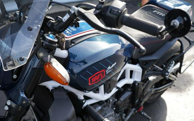 2024 Indian Motorcycle FTR x 100% R Carbon Blue Candy Carbon