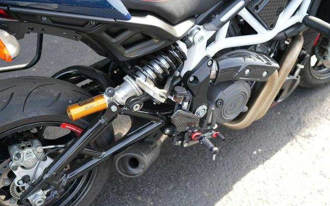 2024 Indian Motorcycle FTR x 100% R Carbon Blue Candy Carbon